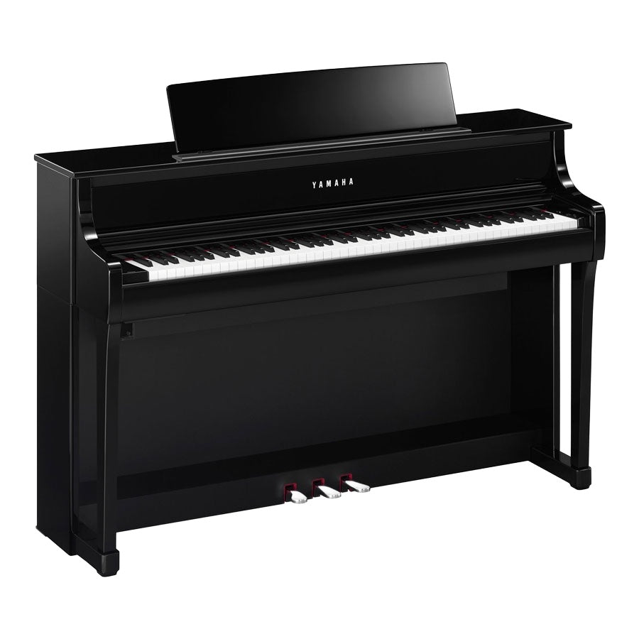 Yamaha CLP-875PE Clavinova Digital Piano Adaptor PA500- Polished Ebony