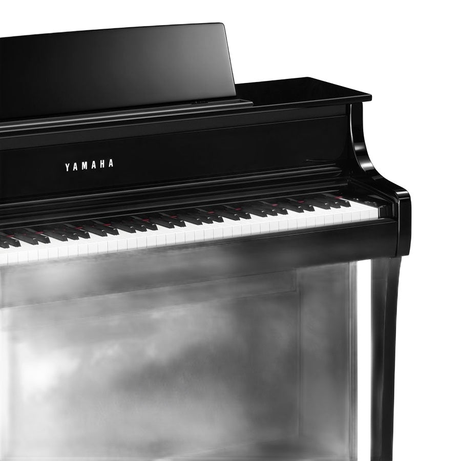 Yamaha CLP-875PE Clavinova Digital Piano Adaptor PA500- Polished Ebony