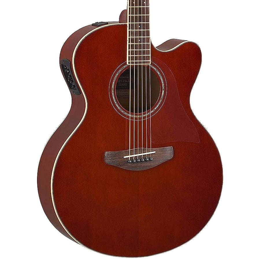 Yamaha CPX600 Electro-Acoustic Guitar - Root Beer