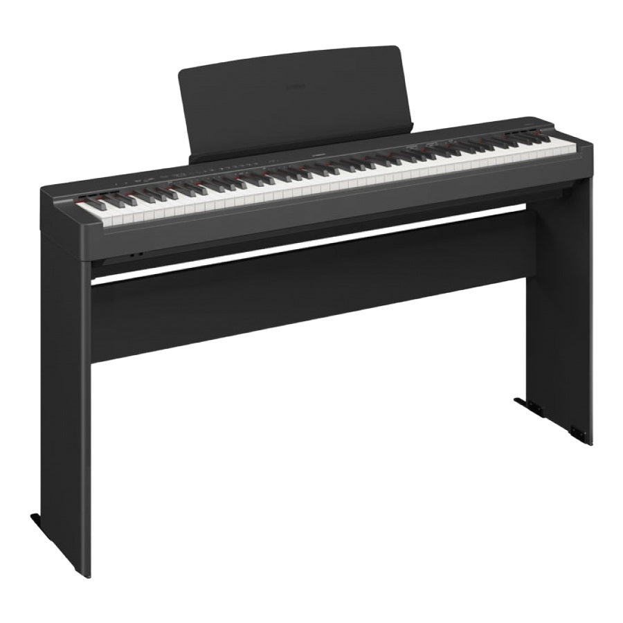 Yamaha P-225B 88-Key Weighted Action Digital Piano With Stand L200B - Black