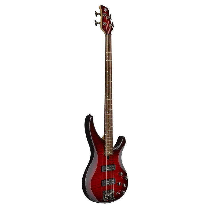 Yamaha TRBX604FM 600 Series 4-String Bass Guitar - Dark Red Burst
