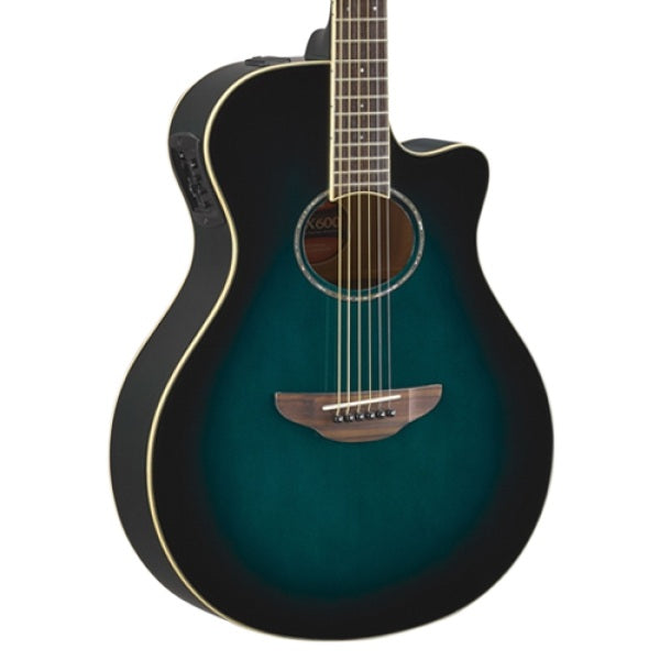 Yamaha APX600 Electro-Acoustic Guitar - Oriental Blue Burst