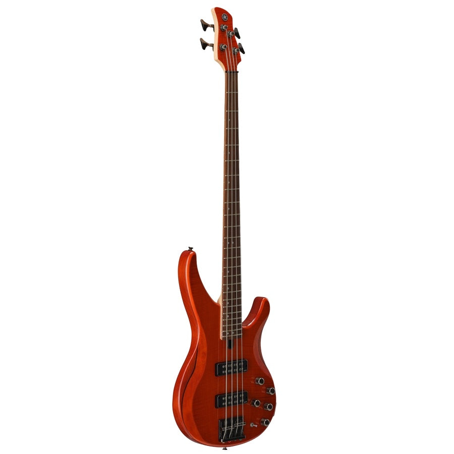Yamaha TRBX604FM 600 Series 4-String Bass Guitar - Caramel Brown