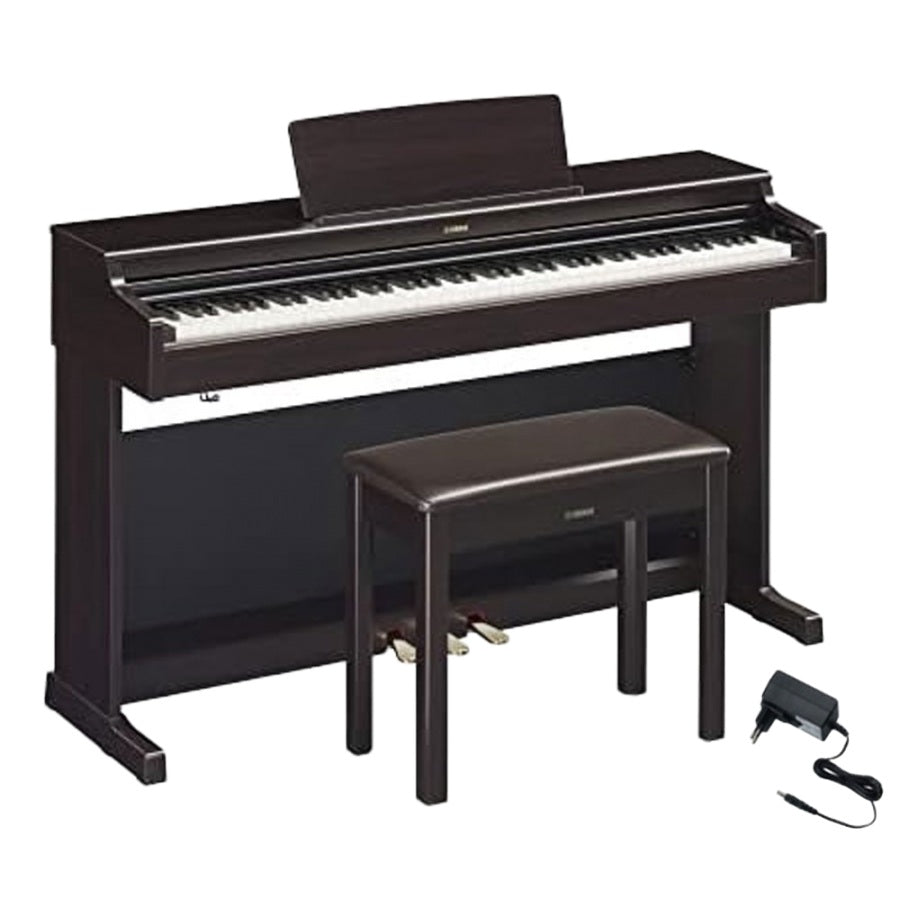 Yamaha Arius YDP-105R 88-Key Digital Piano With Adaptor PA150 - Rosewood