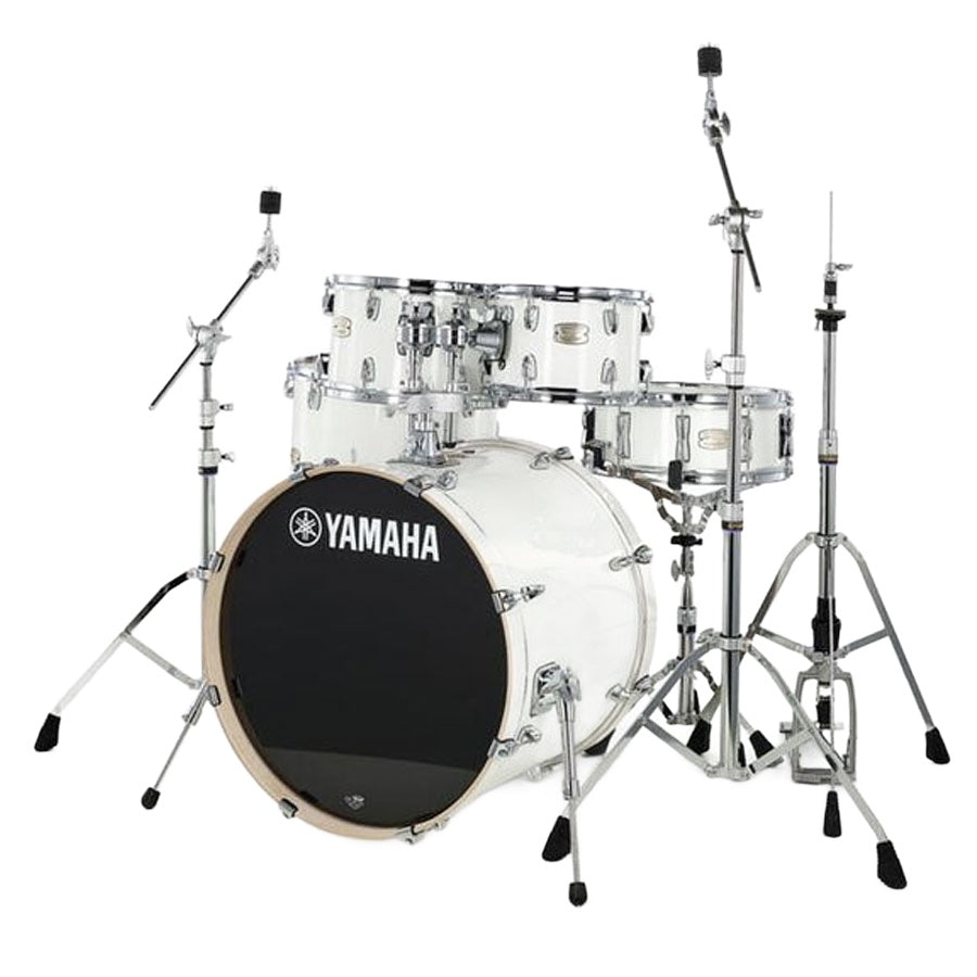 Yamaha SBP2F5 Stage Custom Birch 5-Piece Acoustic Drum Kit With Hardware - Pure White