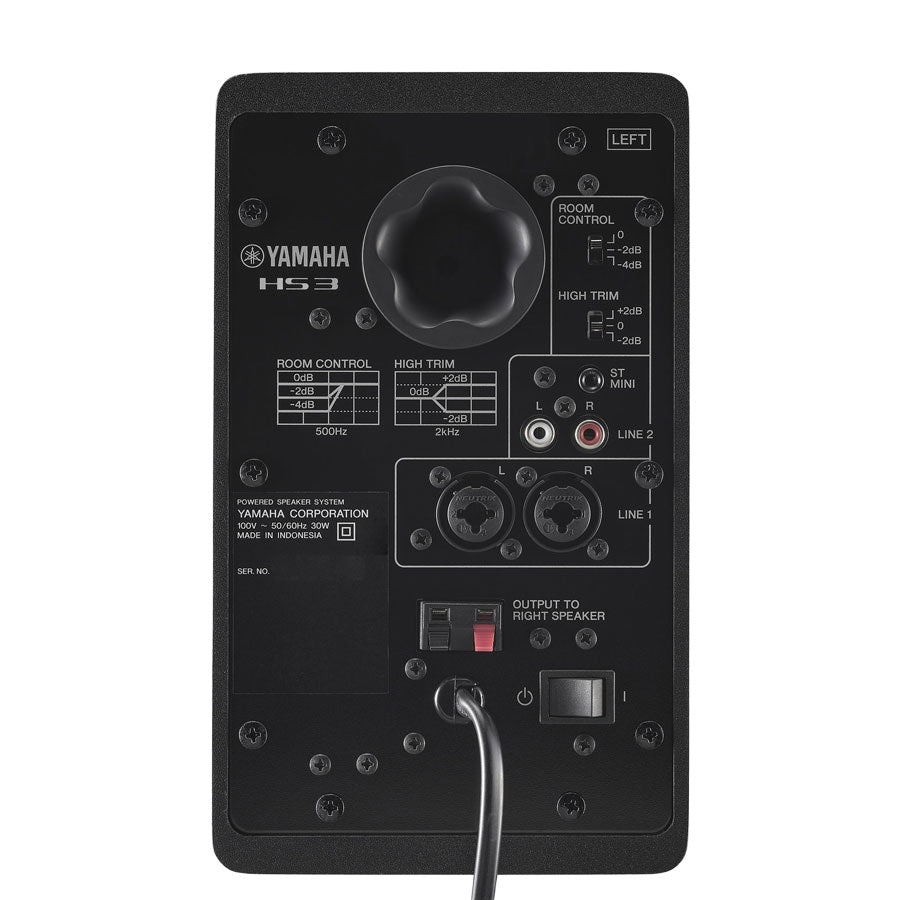 Yamaha HS3 Powered Studio Monitor Black - Pair