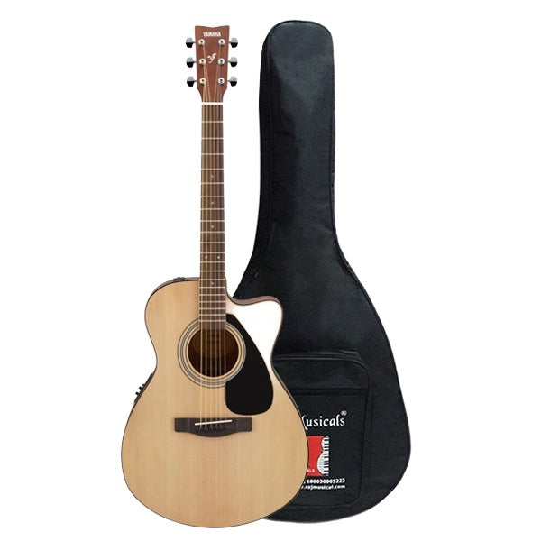 Yamaha FSX80C Concert Body Cutaway Acoustic-Electric Guitar - Natural