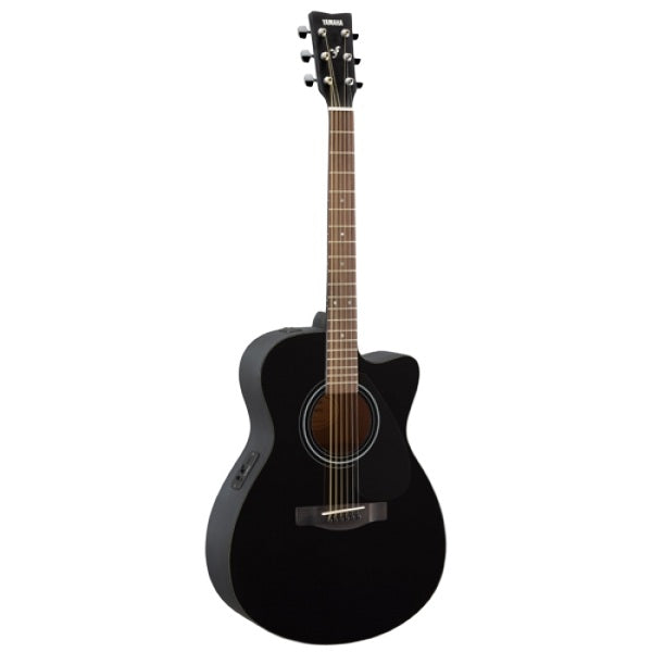Yamaha FSX80C Concert Body Cutaway Acoustic-Electric Guitar - Black