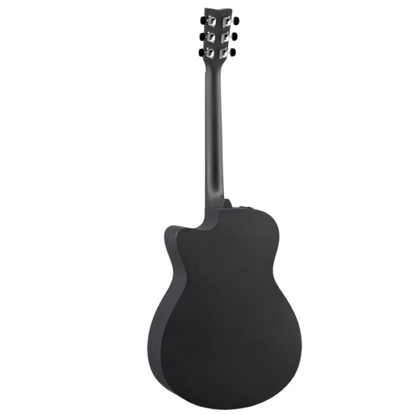 Yamaha FSX80C Concert Body Cutaway Acoustic-Electric Guitar - Black