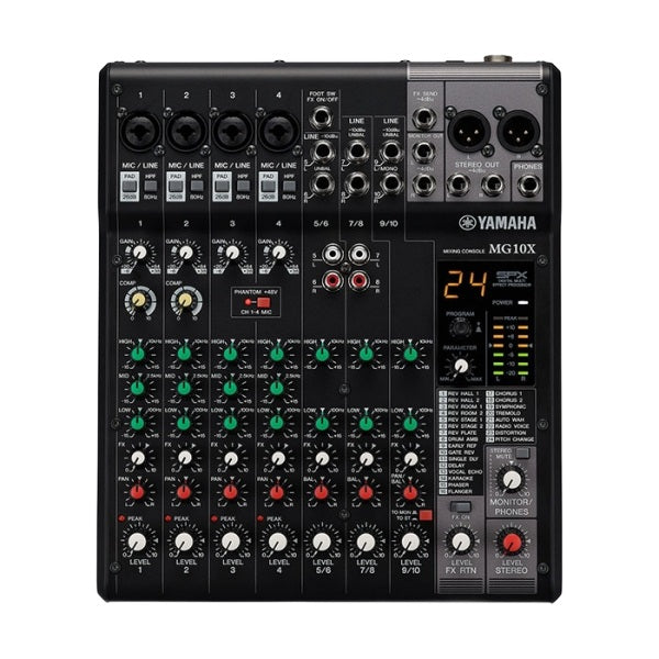 Yamaha MG10X 10-Channel Analog Mixer
