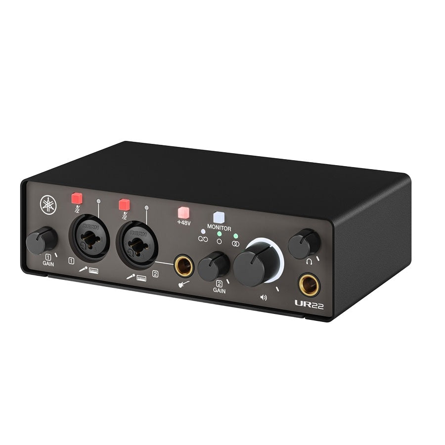 Yamaha UR22MK3 2-in 2-out USB-C  Audio Interface with Software Suite - Black