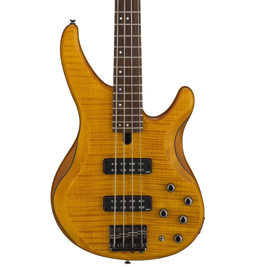 Yamaha TRBX604FM 600 Series 4-String Bass Guitar - Matte Amber