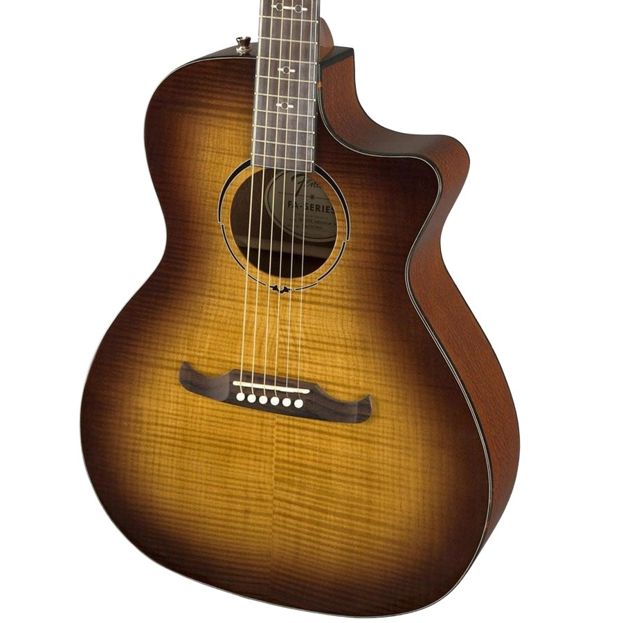 Yamaha FSX80C Concert Body Cutaway Acoustic-Electric Guitar - Wood Brown