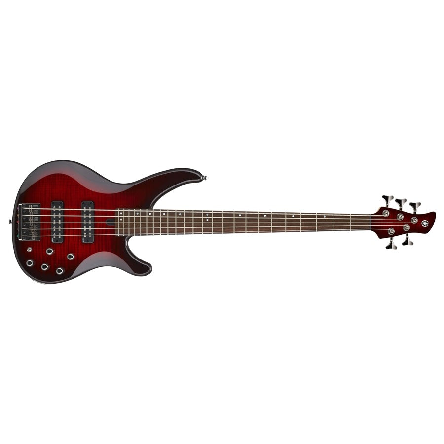 Yamaha TRBX605FM 600 Series 5-String Bass Guitar - Dark Red Burst