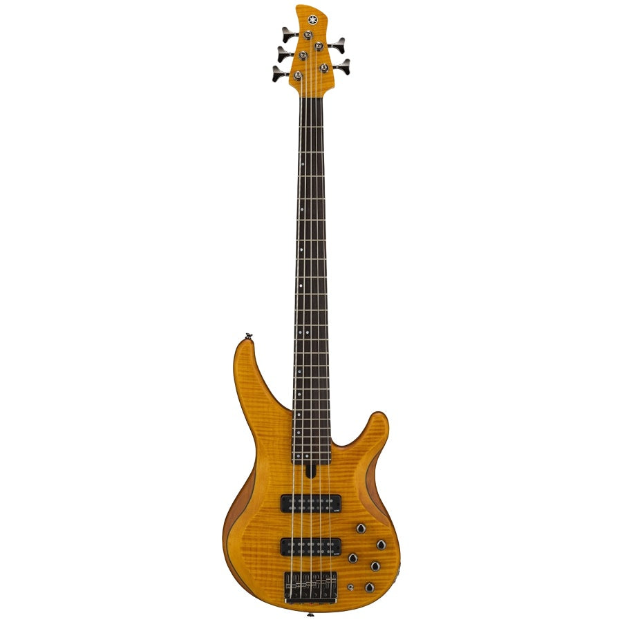 Yamaha TRBX605FM 600 Series 5-String Bass Guitar - Matte Amber