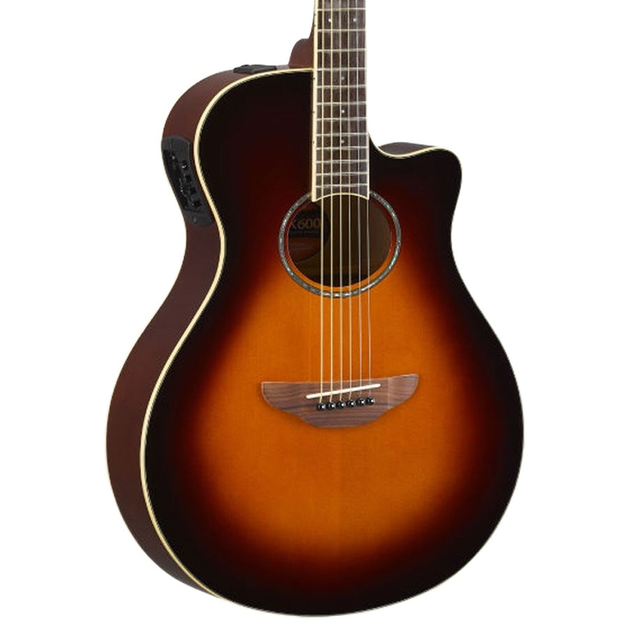 Yamaha APX600 Electro-Acoustic Guitar - Old Violin Sunburst
