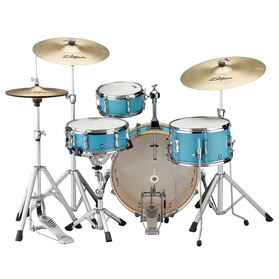 Yamaha SBP0F4H Stage Custom Hip Acoustic Drum Kit With Hardware - Matte Surf Green