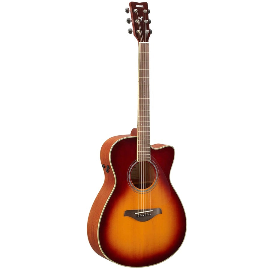 Yamaha FSC-TA TransAcoustic Cutaway Guitar - Brown Sunburst