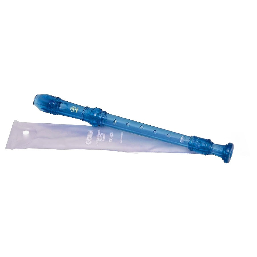 Yamaha YRS-20BB Soprano Descant Recorder (Baroque) -Translucent Blue