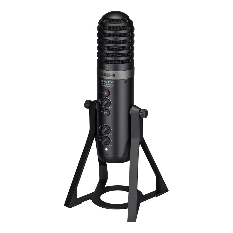 Yamaha AG01 Live Streaming USB Microphone Black
