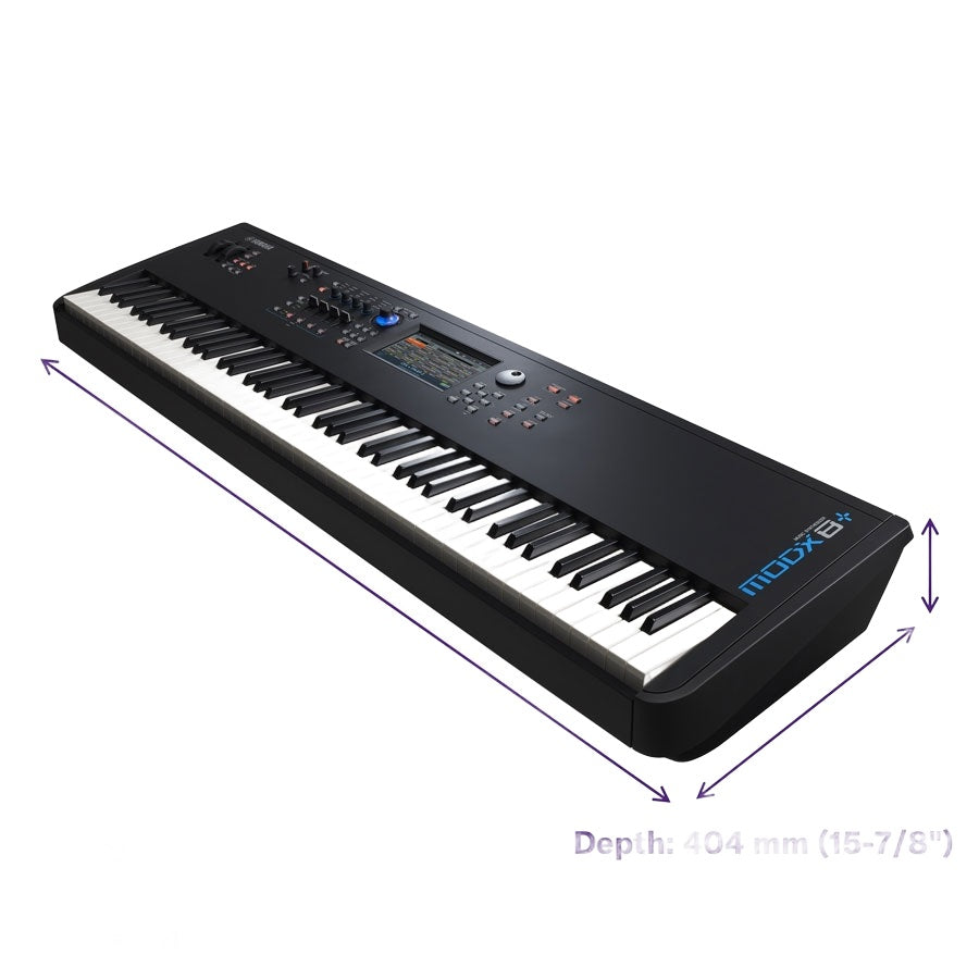 Yamaha MODX8+ 88-Key Synthesizer Keyboard With Adaptor