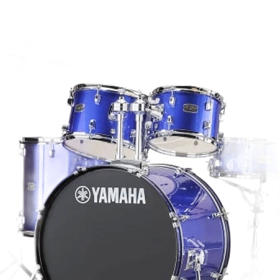Yamaha RYDEEN RDP2F5 Acoustic Drum Set With Hardware - Blue Glitter