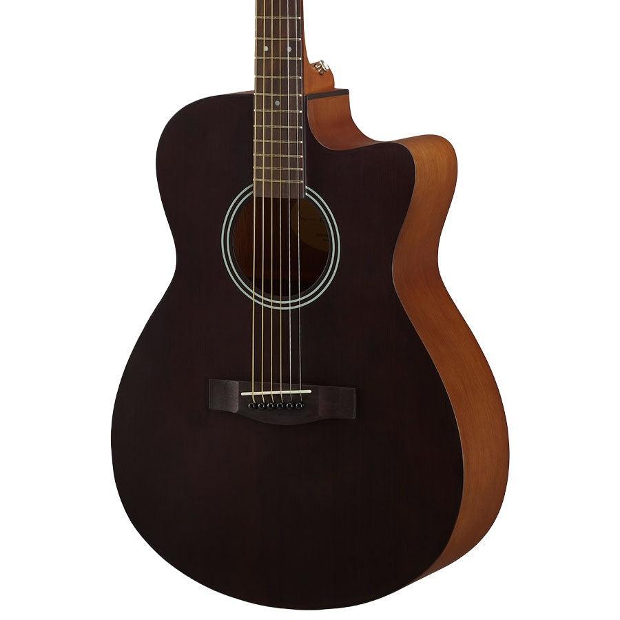 Yamaha FS400C Acoustic Guitar - Smoky Black