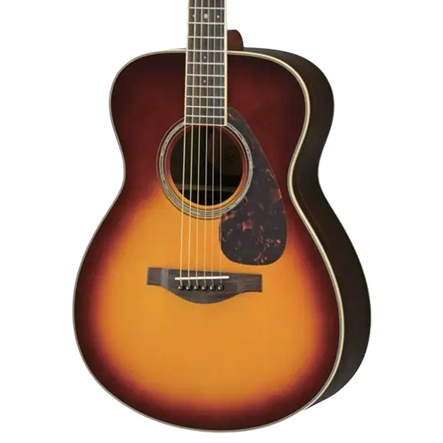 Yamaha LS6 ARE Small Body Solid Top Electro Acoustic Guitar - Brown Sunburst