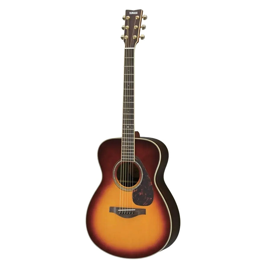 Yamaha LS6 ARE Small Body Solid Top Electro Acoustic Guitar - Brown Sunburst