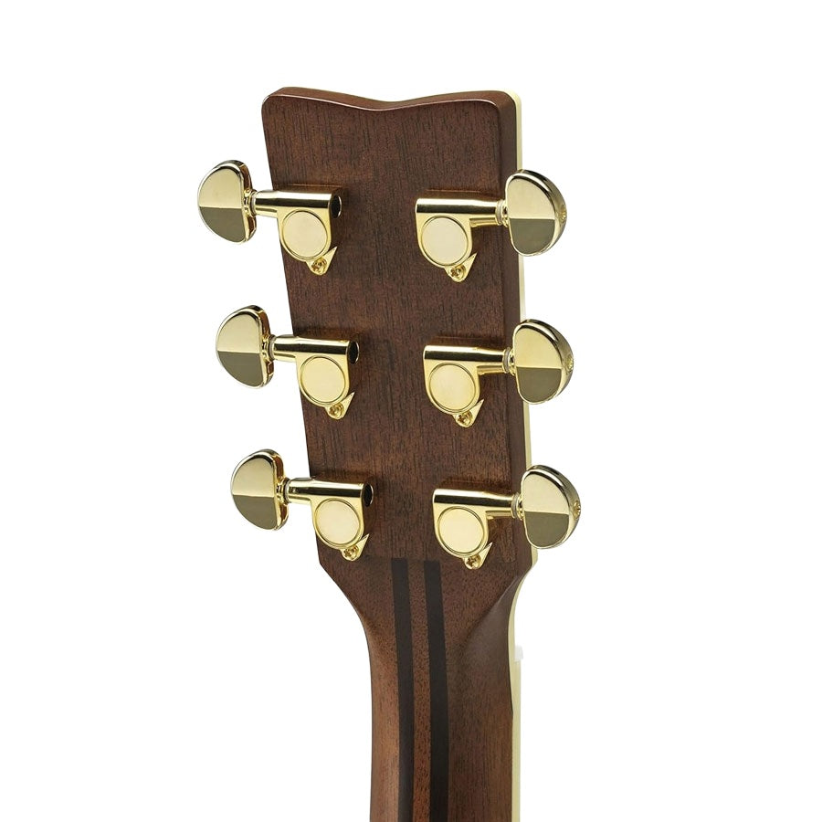 Yamaha LS6 ARE Small Body Solid Top Electro Acoustic Guitar - Brown Sunburst