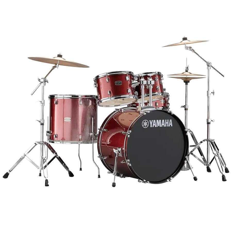 Yamaha RYDEEN RDP2F5 BG Acoustic Drum Set With Hardware - Burgandy Glitter