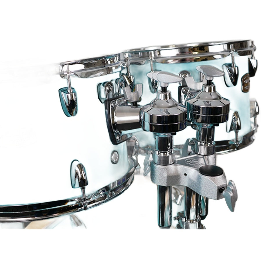 Yamaha SBP2F5 Stage Custom Birch 5-Piece Acoustic Drum Kit With Hardware HW680W With FP7210A Pedal - Matte Surf Green