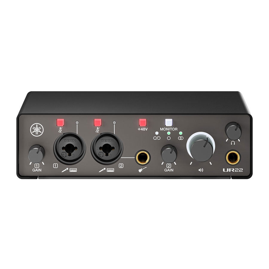 Yamaha UR22MK3 2-in 2-out USB-C  Audio Interface with Software Suite - Black