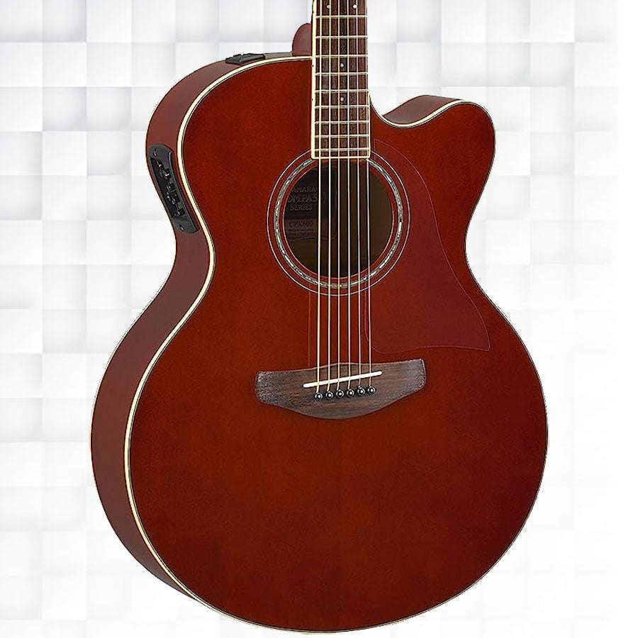 Yamaha CPX600 Electro-Acoustic Guitar - Root Beer