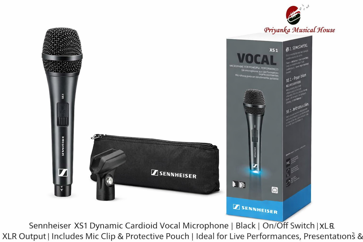 Sennheiser XS1 Dynamic Cardioid Vocal Microphone