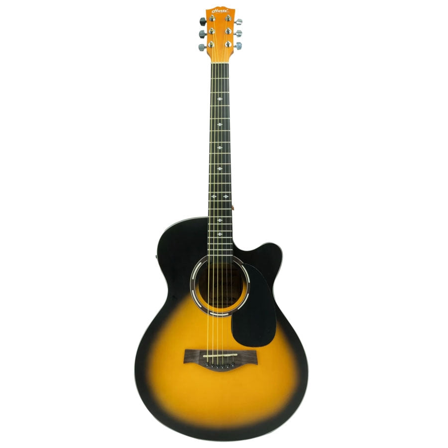 Hertz HZA4000 Acoustic Guitar - Vintage Sunburst