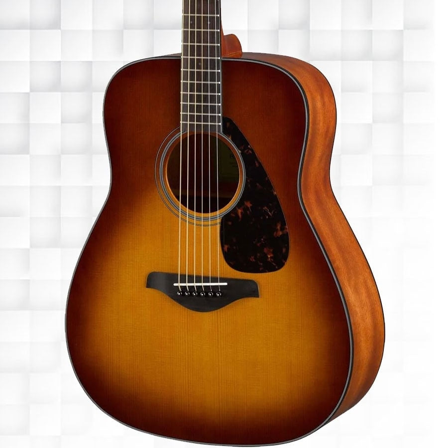 Yamaha FG800J SDB Solid Spruce Top Dreadnought Acoustic Guitar - Sand Burst