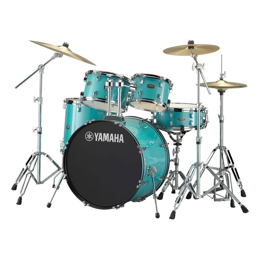 Yamaha RYDEEN RDP2F5 Acoustic Drum Set With Hardware - Turquoise Glitter