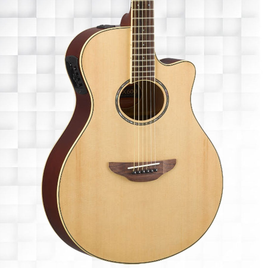 Yamaha APX600 Electro-Acoustic Guitar With Bag - Natural