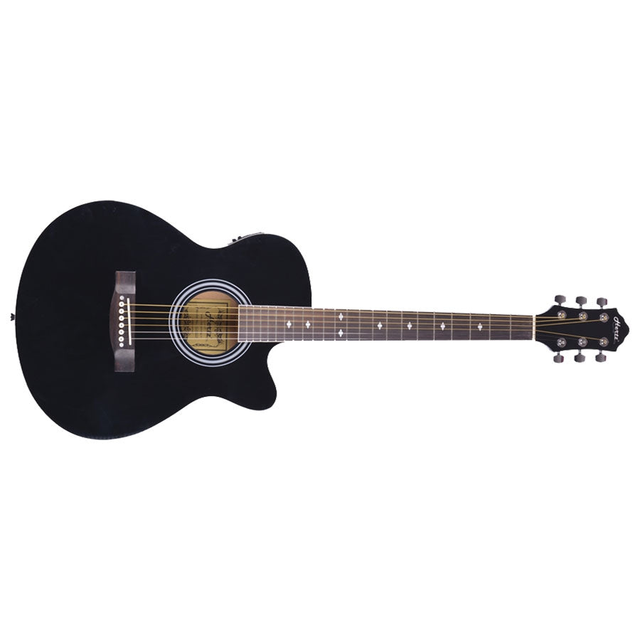 Hertz HZA4000 BK Acoustic Guitar