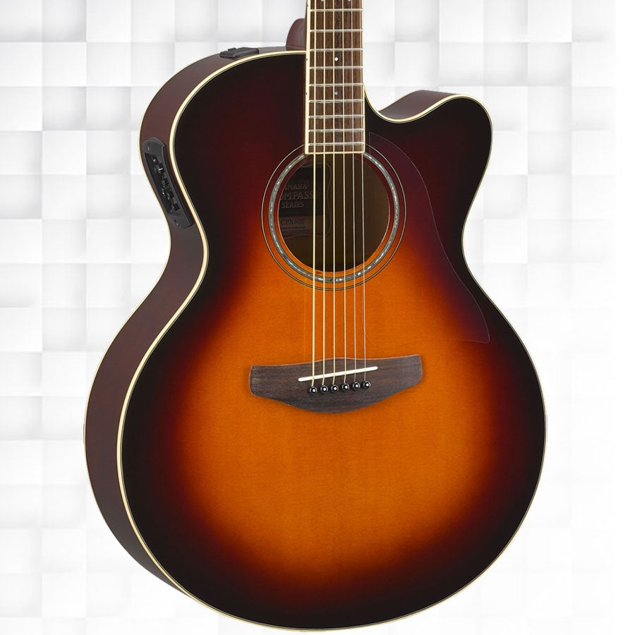 Yamaha CPX600 Electro-Acoustic Guitar - Old Violin Sunburst