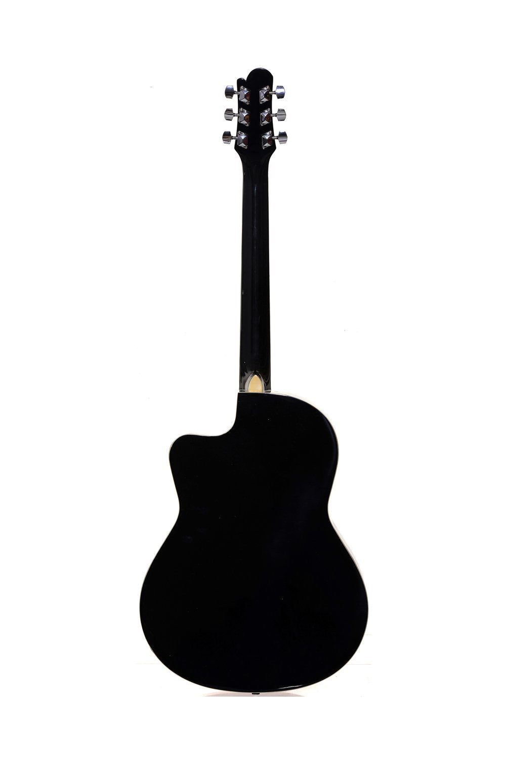 Kaps ST - 10AC, 6-Strings Rose Wood Acoustic Guitar, Right-Handed, Black,