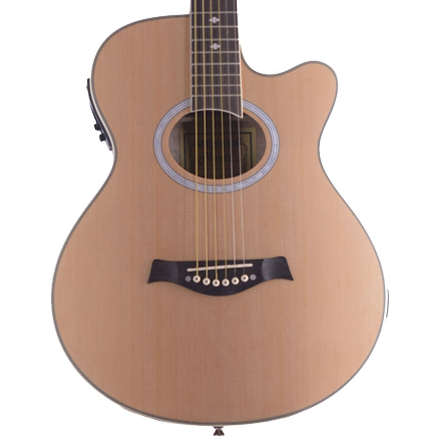 HERTZ HZA-6000  40″ Concert Cutaway Acoustic Guitar