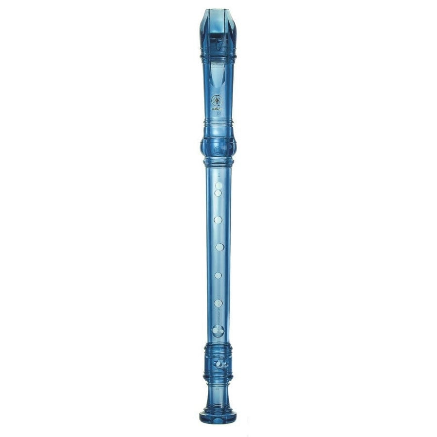Yamaha YRS-20BB Soprano Descant Recorder (Baroque) -Translucent Blue