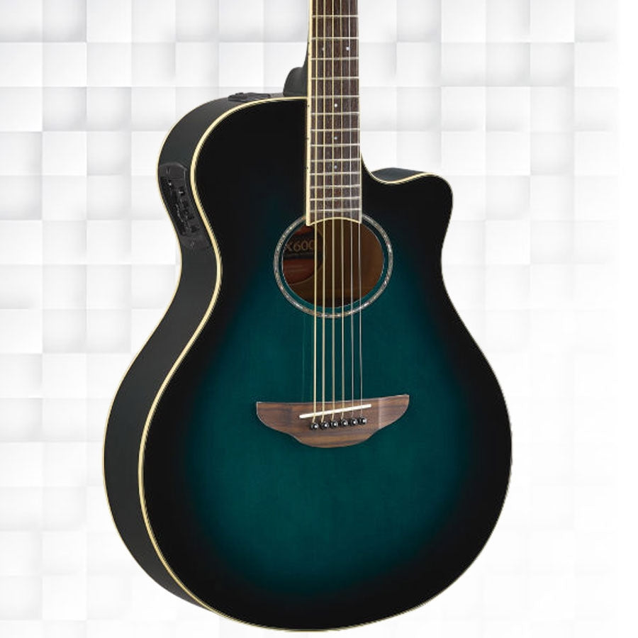 Yamaha APX600 Electro-Acoustic Guitar - Oriental Blue Burst