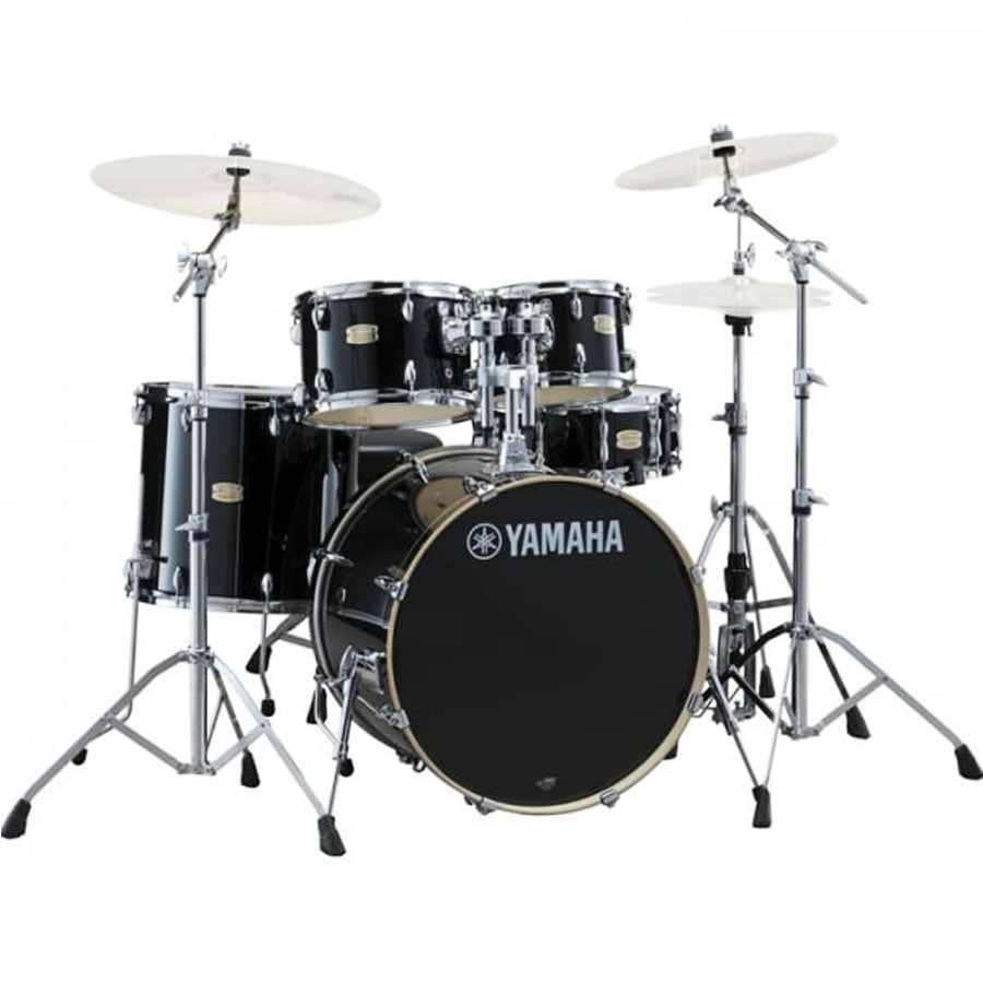 Yamaha SBP2F5 Stage Custom Birch 5-Piece Acoustic Drum Kit With Hardware - Raven Black