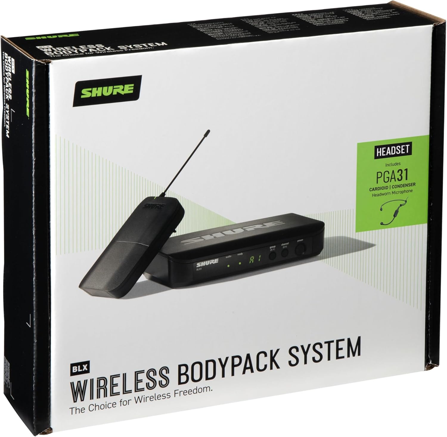 Shure BLX14/P31-H9 Wireless System with PGA31 Headset Microphone