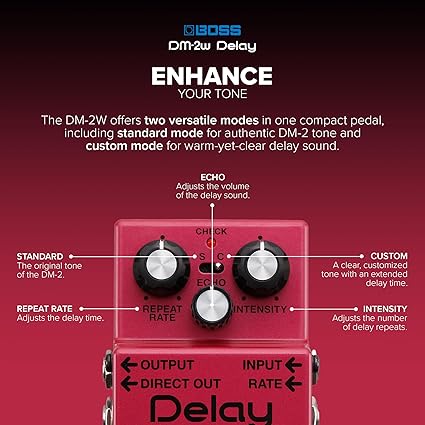 Boss Waza Craft DM-2W Analog Delay Pedal