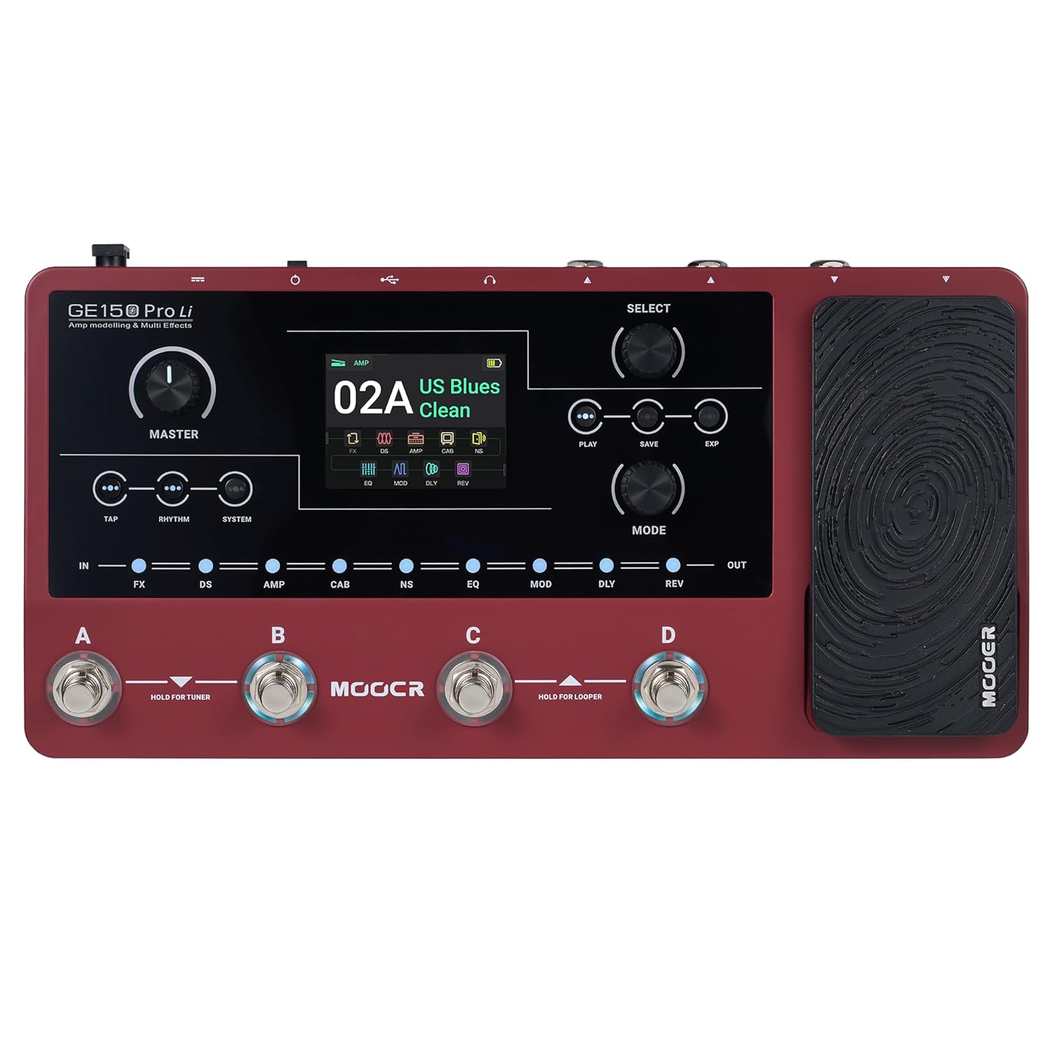 Mooer GE150 Pro Li Guitar Multi Effects Processor
