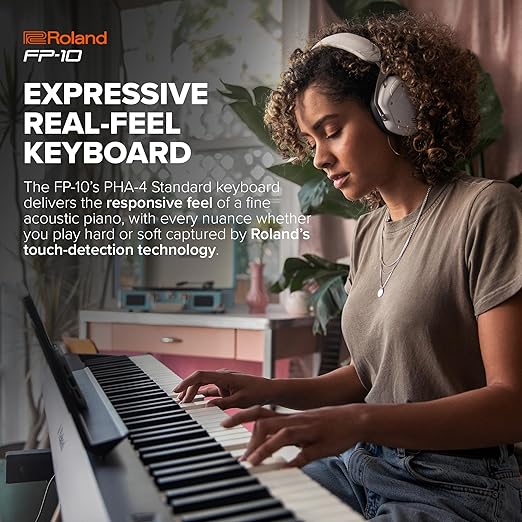 Roland FP-10 88 Key Digital Piano With Stand KSCFP10-BK